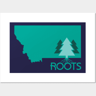 Roots - Montana (Modern) Posters and Art